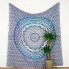 Tapestry Ombre Mandala blue large
