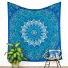 tapestry star mandala blue turquoise large