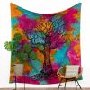 tapestry tree of life batik colourful large