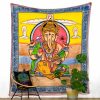 tapestry ganesha colourful large