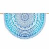 Round Mandala Tapestry Ombre blue - ca. 185 cm