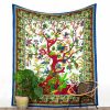tapestry with tree of life white coloured large