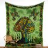 Tapestry mushroom batik green large