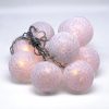 Fabric Ball Fairy Lights in Warm White