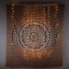 Mandala Tapestry with Fairy Lights Curtain